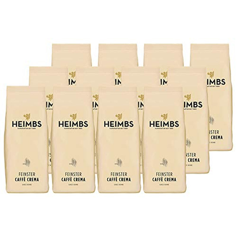 Finest Caffè Crema, grains entiers 500g, paquet de 12