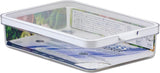 CARE + PROTECT Récipient alimentaire intelligent, parfaitement empilable, organisateur de réfrigérateur, protège les aliments de l'humidité, garde les aliments frais plus longtemps, 2,15 L Naty Shop boîtes de conservation alimentaire 2,6 L