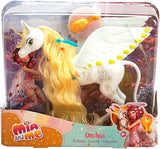 Simba 109480093 - Mia and Me Unicorn Onchao, Avec ailes mobiles, pinces à cheveux, brosse coiffante, cheval de jeu, poney, Centopia, 3 ans et plus, rose Naty Shop Single Dolls