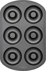 Wilton Donut-Backform Mit 12 Mulden Donutform, Hochwertige Donut Backform Mit Antihaftbeschichtung Für 12 Mini-Donuts, Spülmaschinenfest Moules et plaques pour la cuisson Naty Shop L