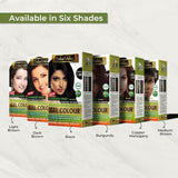 Coloration capillaire en gel naturel sans dommages Indus Valley | Sans ammoniaque, végétalien et sans cruauté | Jusqu'à 100 % de couverture des gris, résultats longue durée | Châtain clair 5.0 (20 grammes + 200 ml) Coloration capillaire Naty Shop