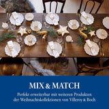 Villeroy & Boch Toy's Delight Royal Classic Service de table 8 pièces, passe au lave-vaisselle et au micro-ondes, blanc, assiettes, service de table pour 4 personnes, vaisselle de Noël, jouets, porcelaine premium