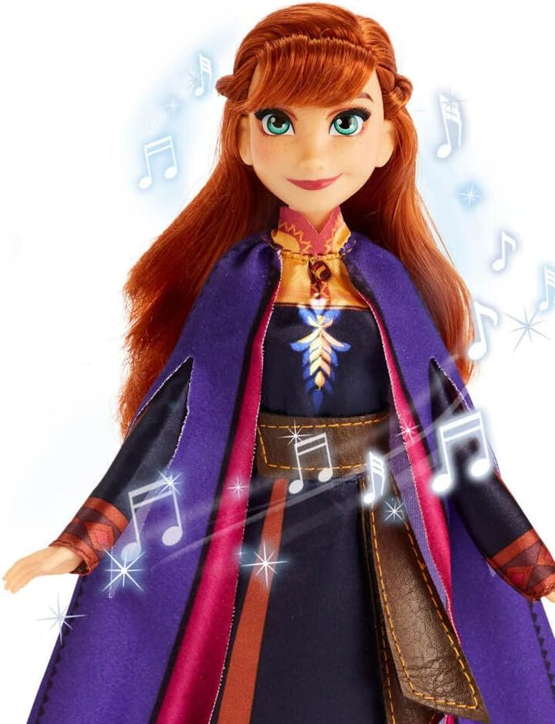 Disney La Reine des Neiges 2 Poupée chantante Anna La Reine des Neiges en robe violette, jouet pour 3 ans et plus 57237830 Multicolore