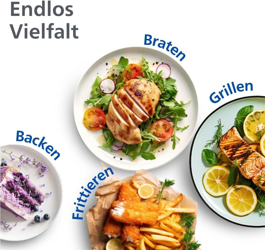 Philips Airfryer à double panier série 3000 avec ensemble petit-déjeuner, 9 litres, 2 tiroirs Appareils électroménagers Naty Shop