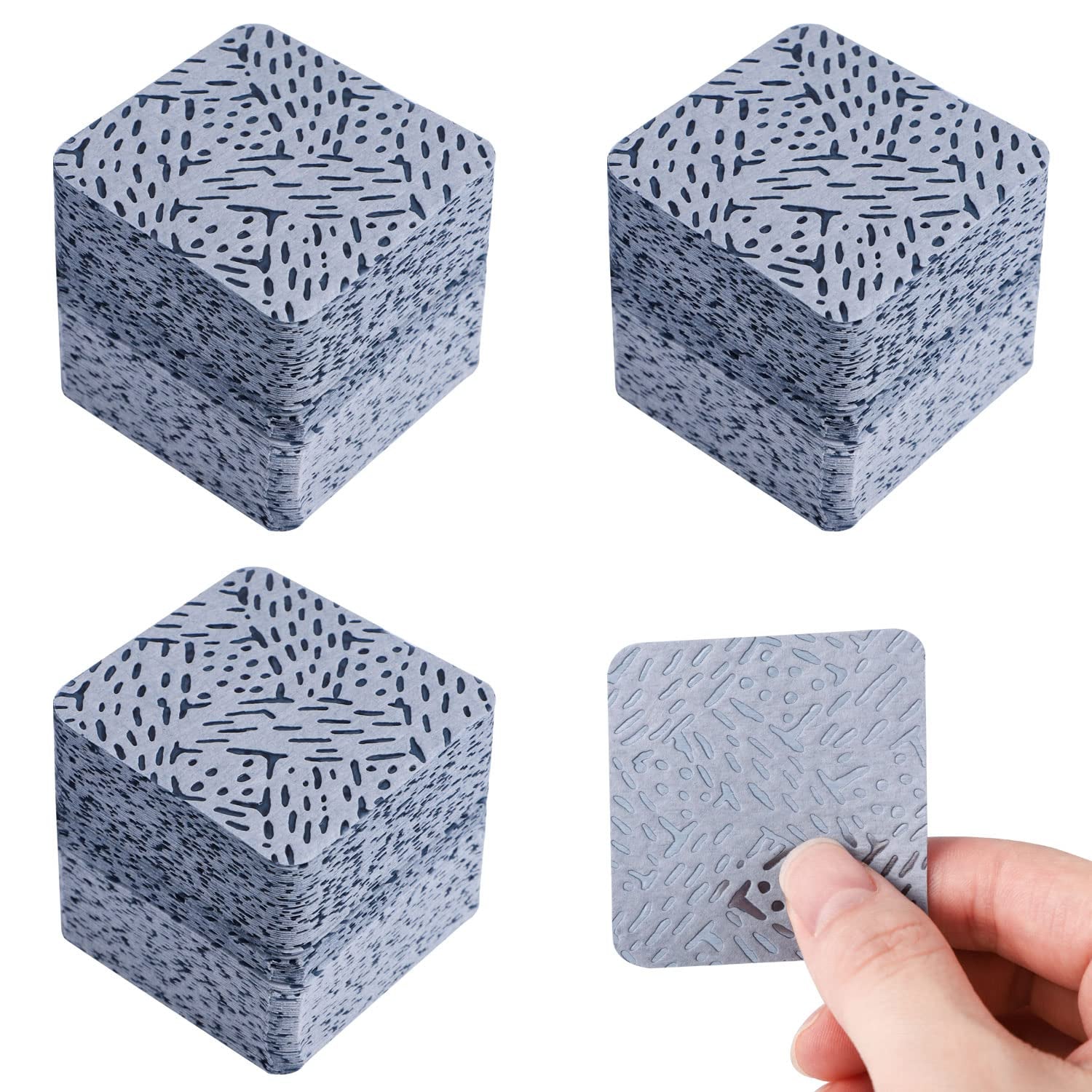 300 pcs Nagellackentferner Pads, Fusselfreie Nägel Wattepads Für Nägel Nagellackentferner Lint Free Nail Wipes Cleaner Gelnägel - Rose