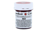 Colorant alimentaire Sugarflair Chocolate Colorant alimentaire pour chocolat rouge - Beurre de cacao bio coloré, colorant chocolat pour colorer chocolat, pralines - 35g