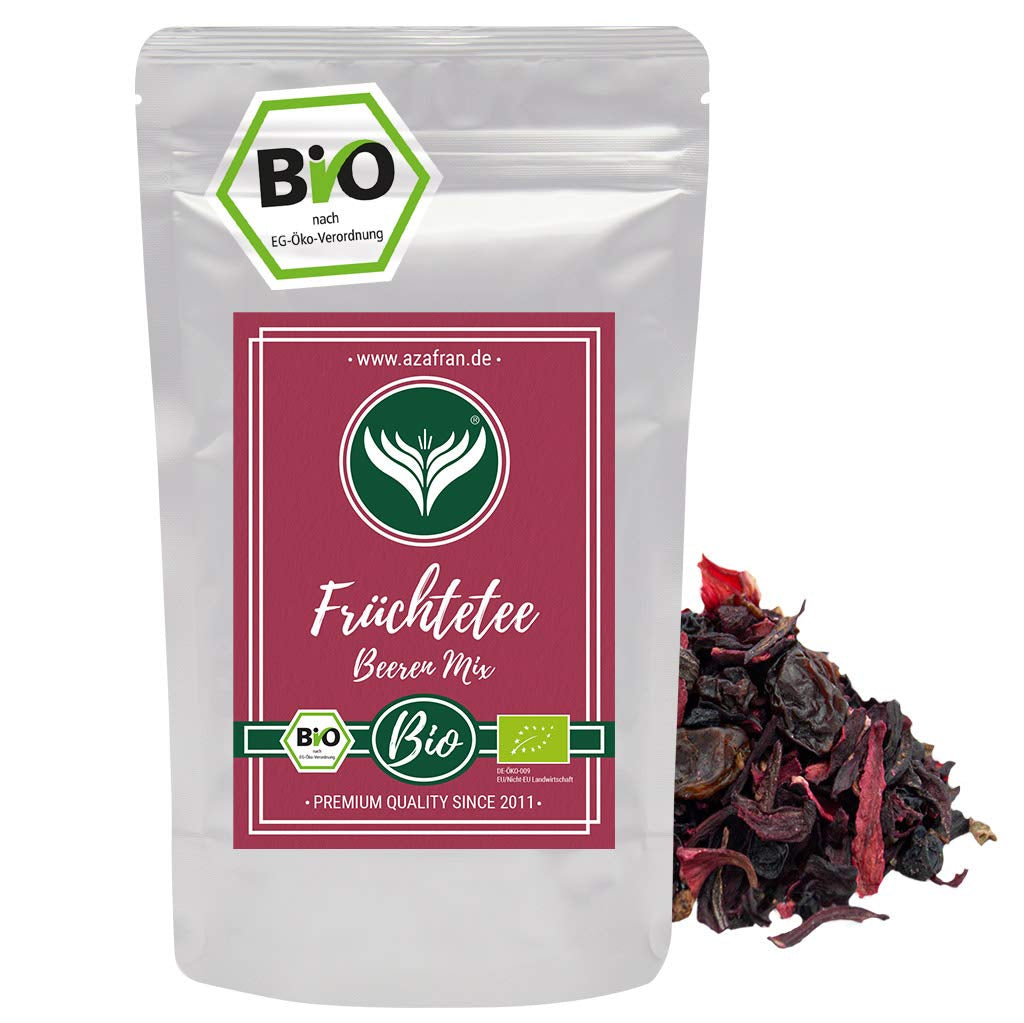 Azafran BIO Thé aux fruits Mélange de fruits rouges 250 g