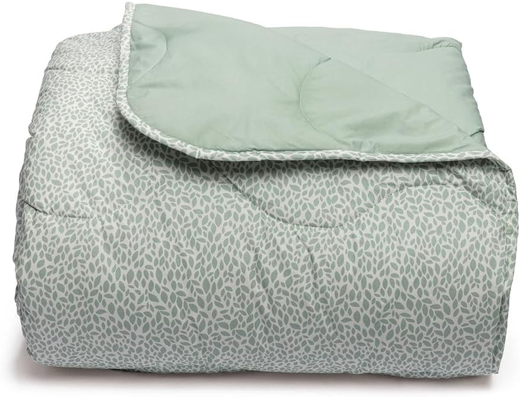 Foppapedretti Notte & Natura Couette pétales avec sable, couette pour lit simple, 100% coton, fabriquée en Italie Couettes et couettes Naty Shop Sauge avec pétales Lit simple