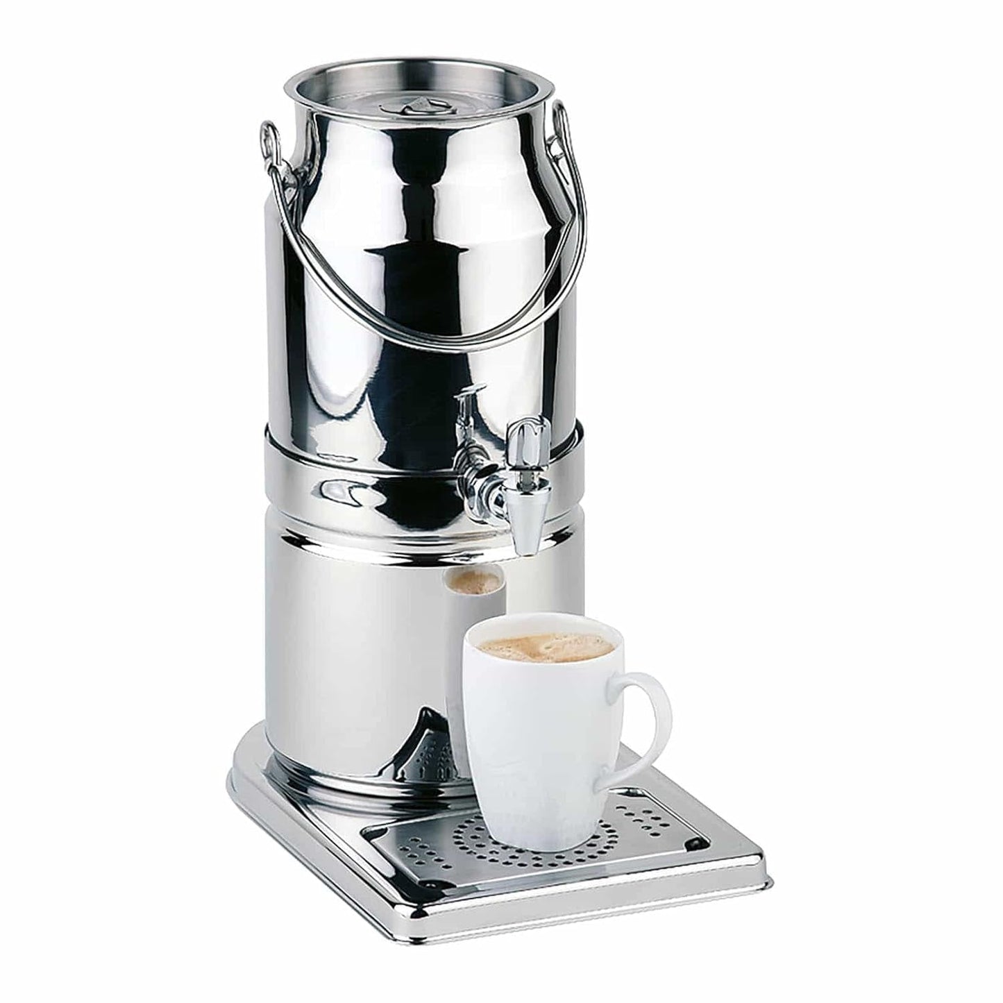 APS 10830 Mug à lait -TOP FRESH-, 21 x 32 cm, H : 39 cm, Inox 18/8, 1 poche réfrigérante à la base