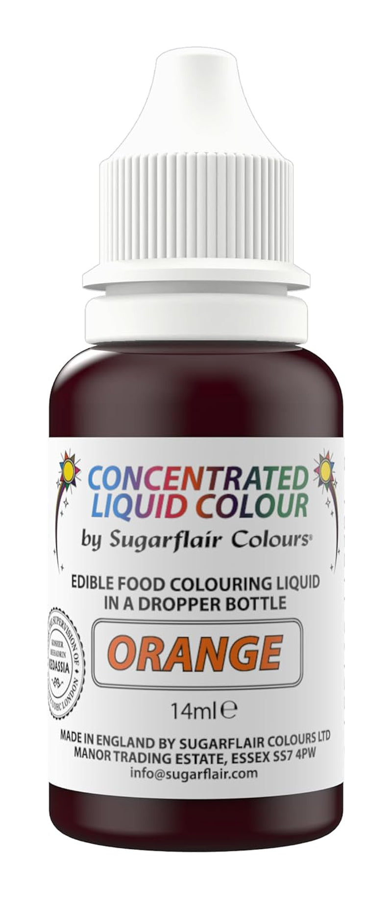 Sugarflair Gouttes de colorant alimentaire liquide comestible Vert printemps – Colorant alimentaire crème au beurre en pâte à sucre – Aérographe – 14 ml
