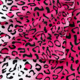 Home Must Haves Queen/King Zebra Giraffe Safari Animal Print Toutes saisons Super doux et chaud Couverture de canapé Taille de lit Rose Polyester Rose Léopard Quilts & Quilts Naty Shop