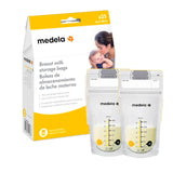 Sacs de conservation du lait maternel Medela 25 pièces, env. 200 ml, blanc (version espagnole) Accessoires d'alimentation et d'allaitement Bebe Naty Shop