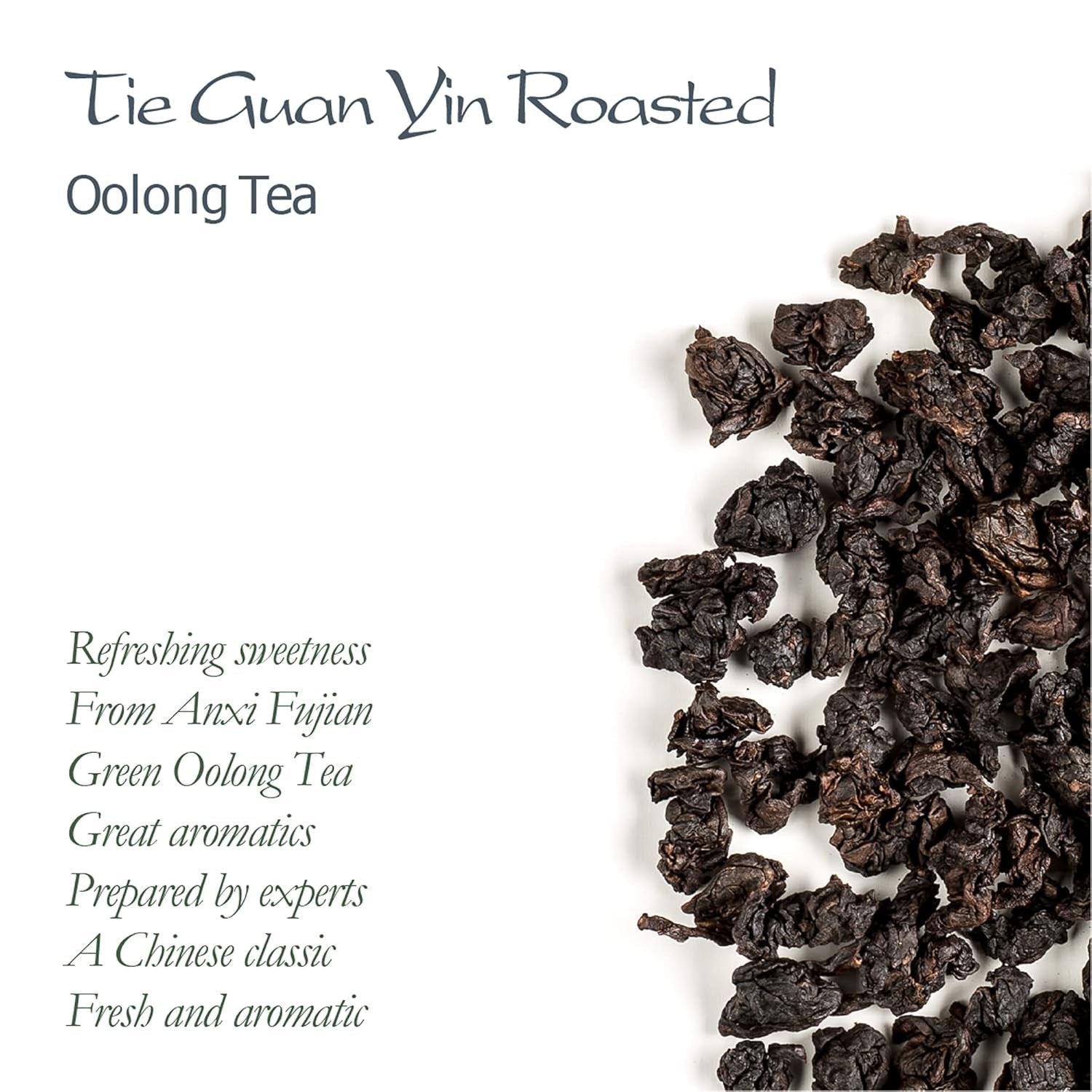 Thé Oolong Tie Guan Yin - Thé bleu rôti Ti Kuan Yin Chine - Thé chinois Wu Long Tieguanyin - Thé bleu Thé Olongh Thé Olongo