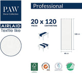PAW - Chemin de table Airlaid (40 cm x 24 m) I Décorations de table pour communion, confirmation, mariage, anniversaire, garden-party, baptême I Décorations de table Ruban de table élégant - Branche de saule I Branche de saule