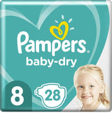Couches Pampers 81657566 Pantalon Baby-Dry, blanc