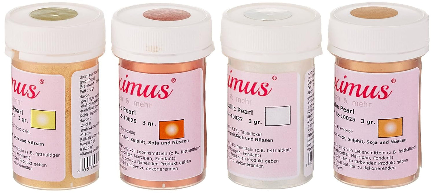 Peinture en poudre bronze cuivre argent or 4 x 3G