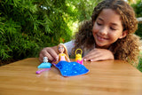 Barbie série Chelsea, poupée Chelsea de camping aux cheveux blonds, chouette, sac de couchage, oreiller, lampe de poche, jumelles, accessoires de camping, cadeau pour enfants, jouet à partir de 3 ans, HDF77