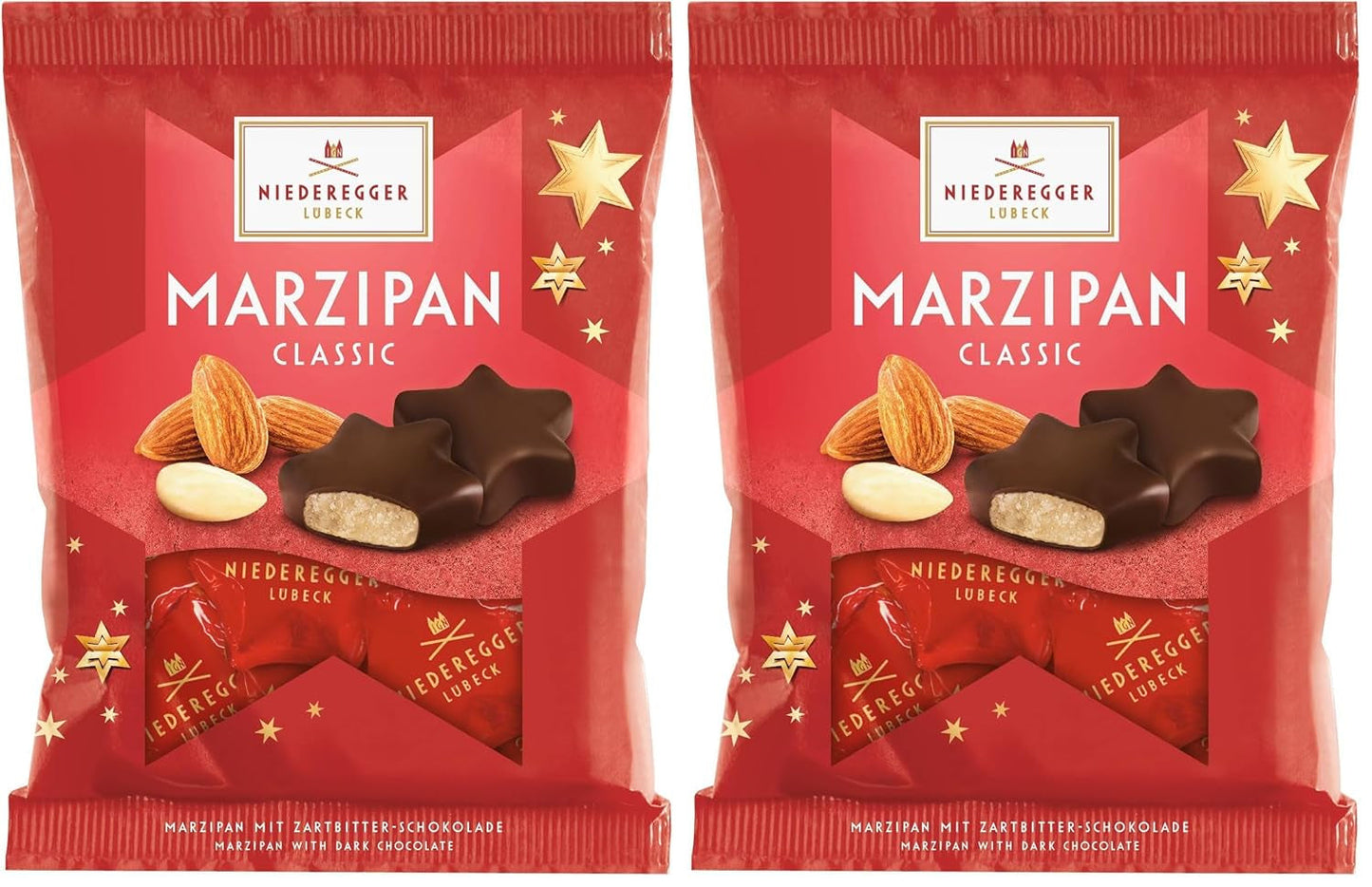 Niederegger Massepain étoiles en sachet 87g