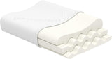Bonmedico Grand oreiller ergonomique - Oreiller orthopédique de soutien du cou - Oreiller cervical pour dormeurs latéraux et dormeurs sur le dos - Oreiller en mousse à mémoire de forme - Oreiller de sommeil pour adulte - Cadeaux de bien-être Oreillers orthopédiques cervicaux Naty Shop Titre par défaut