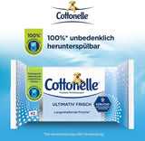 Lingettes humides, Ultimate Fresh, 12 X 42 lingettes, technologie Deodycylx, respectueuses de la peau, sans alcool ni colorant, sensibles, biodégradables