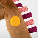 SIGIKID 42863 Jouet Bébé Girafe XXL, Jouet Éducatif PlayQ, Peluche avec Anneau de Dentition, Hochet, Miroir, Couinant, pour Bébés et Enfants à partir de 3 Mois, Multicolore/Girafe 72cm Jouets Bebe Naty Shop