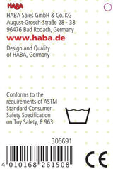 HABA 306691 - Hochet en forme de phoque, jouet à saisir à partir de 6 mois, fabriqué en Allemagne, gris Jouets pour bébés Naty Shop