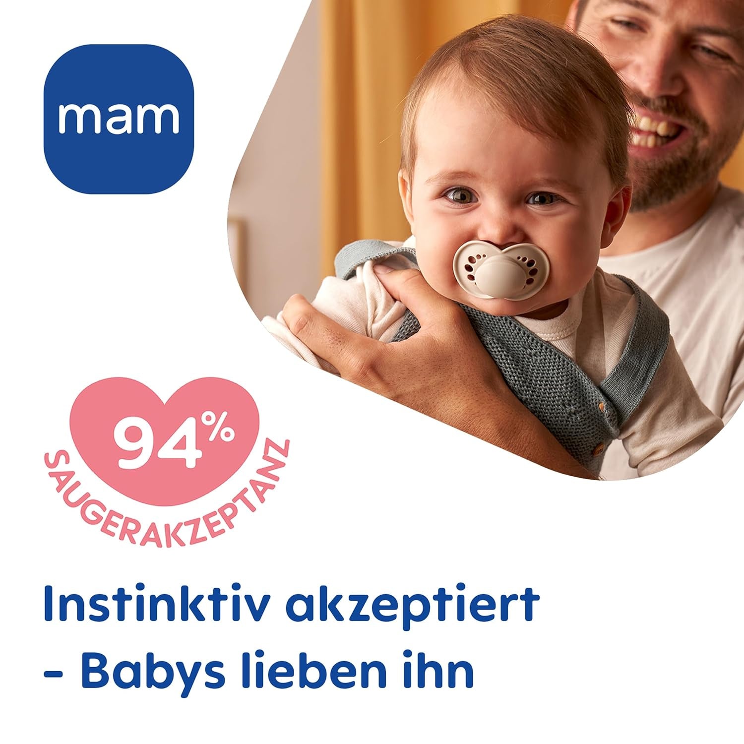 Sucette MAM Original Day & Night Matt | 6-16 mois | Acceptation 94% | La tétine pour bébé aide à prévenir l'alignement indésirable des dents | Développé en collaboration avec des dentistes | Silicone SkinSoft | Renard/Lune | Paquet de 4