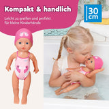 BABY Born My First Swimmer Girl - Poupée 30 cm - Poupée de bain avec mécanisme pivotant, étanche - Fonctionne sans piles - Convient aux enfants de 1 an et plus