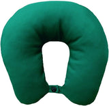 Lemos Home Oreiller cervical avec rembourrage en microfibre, oreiller de soutien du cou, oreiller de voyage confortable pour avion, voiture, bureau, idéal pour le camping, les vacances et les gadgets de voyage (vert menthe)