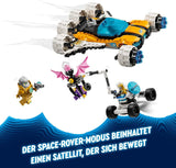 LEGO Dreamzzz Ensemble de voiture ou de navette spatiale 2 en 1 avec le buggy spatial de M. Oz comprenant les figurines de M. Oz, Albert et Jayden, cadeau spatial pour les enfants de 8 ans et plus 71475 Ensembles de construction Besuche den LEGO-Store