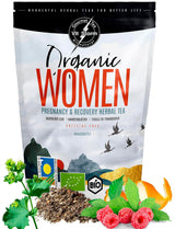 VITSTORM® BIO TEE Mom & Kids - Thé pour femme et allaitement - Rooibos, pomme, fenouil, mélisse, alchémille, fraise - Thé relaxant - Fruité et délicieux - Sans caféine - Tisane 100 g