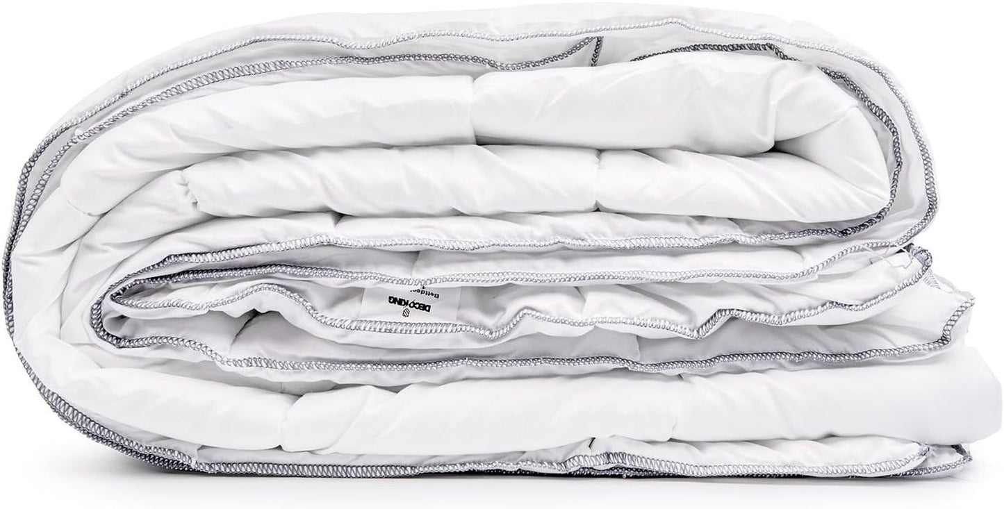 Décokage 135X200 Couette d'été Couette matelassée Anti-allergique Pour personnes allergiques Couette d'été 100% microfibre 800G Libra Couettes et couettes Naty Shop