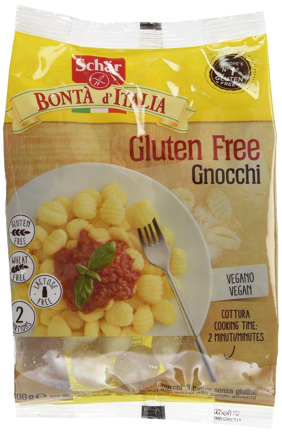 Gnocchis sans gluten, 300g, paquet de 6