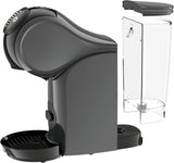 NESCAFÉ DOLCE GUSTO DeLonghi Dolce Gusto Genio S EDG226.A, Machine à expresso à capsules comprenant 3 capsules, design compact, bac d'égouttage réglable, 0,8 l, réservoir d'eau amovible, 1470 W, Anthracite