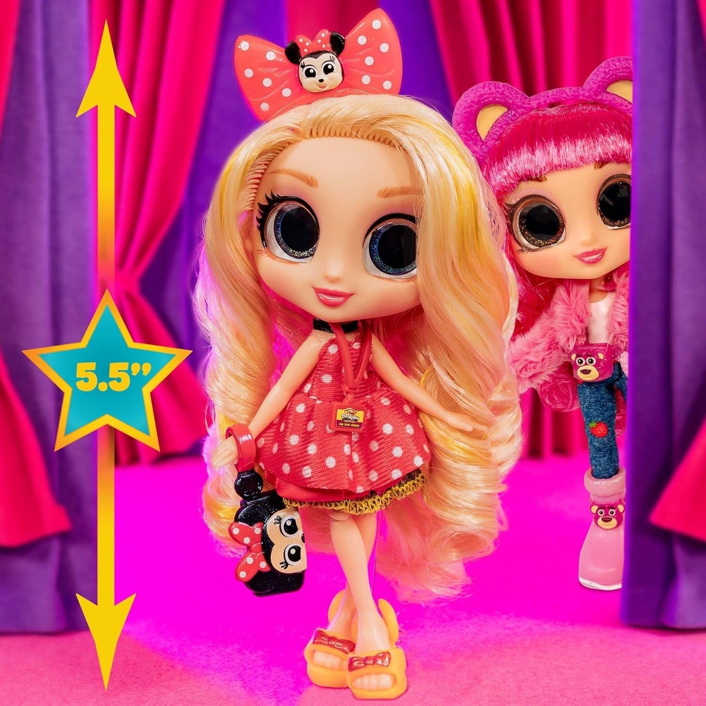 Disney Doorables Adoorbs Série 1 Poupées à collectionner avec accessoires, 14 cm, poupée tendance, jouet à partir de 5 ans, Just Play