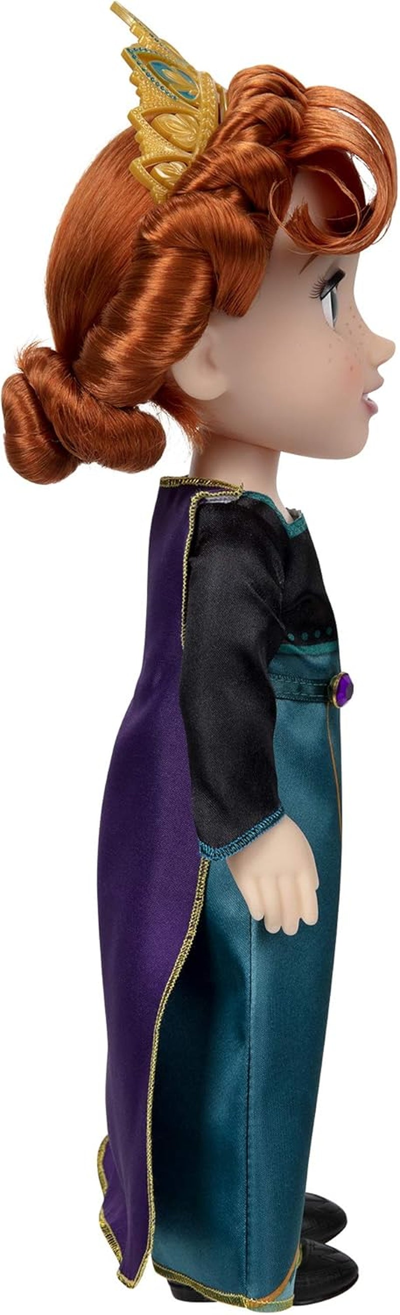 Poupée Anna Disney La Reine des Neiges 2 - une poupée articulée de 35 cm de haut dans une robe tendance emblématique avec l'écusson Arendelle et un diadème pour plus de plaisir, pour les filles âgées de 3 ans et plus