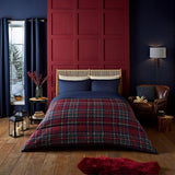 Couverture polaire Sherpa confortable Night Lark, tartan rouge classique, 9 Tog, luxueuse, moelleuse, épaisse et réversible, parfaite pour un canapé, un lit, un canapé. Hypoallergénique, lavable en machine, Taille : Lits et couettes Night Lark Classic Red Tartan King Size