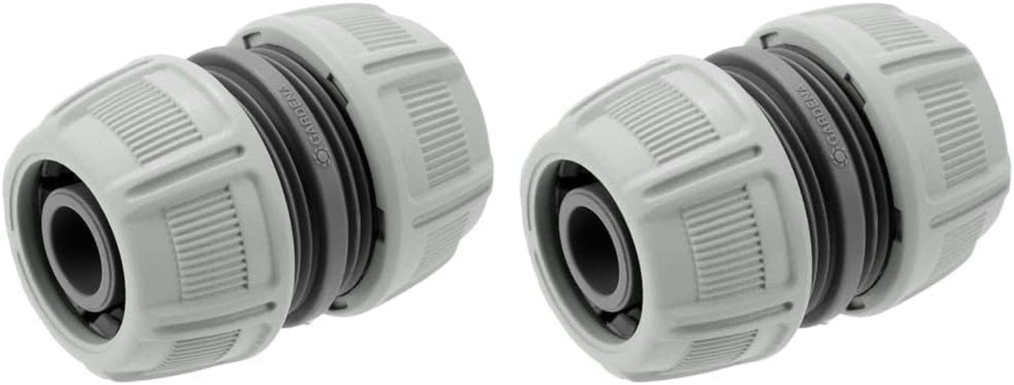 Réparateur Gardena 13 mm (1/2 pouce) et 15 mm (5/8 pouce) : Réparation de tuyau rapide et facile sans outil, Power Grip, force de serrage élevée, dans une boîte (18232-20)
