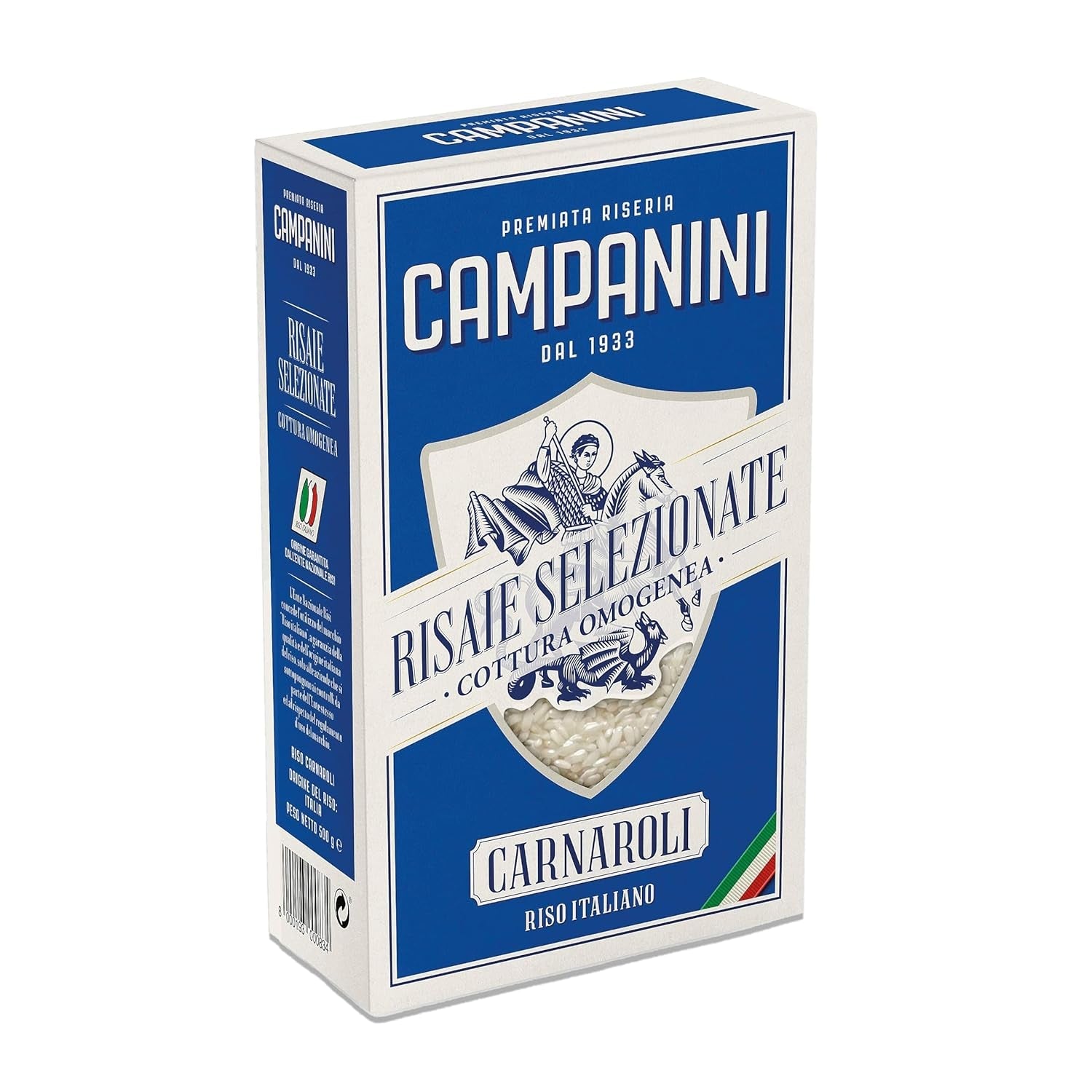 RISO CARNAROLI | Risotto au Riz | 500 g d'Italie | Risottos et soupes | RISERA CAMPANINI