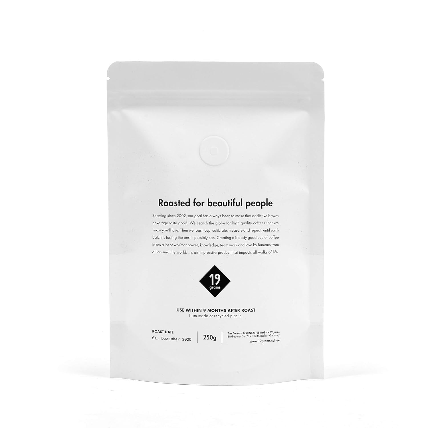 Italo Disco Expresso | 250g d'oie de Bohne | équitable et durable | frisch geröstet | Cafés à café 100 % Arabica | café de spécialité | 19 grammes de Kaffeerösterei