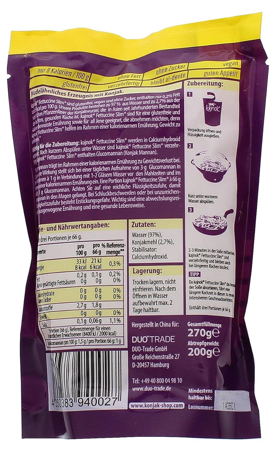 Fettuccine fine, 200 g