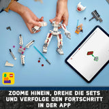 LEGO Star Wars Le X-Wing Mech de Luke Skywalker, briques à collectionner, action-aventure, idée cadeau pour garçons et filles créatifs à partir de 6 ans 75390 Jeux de construction Besuche den LEGO-Store