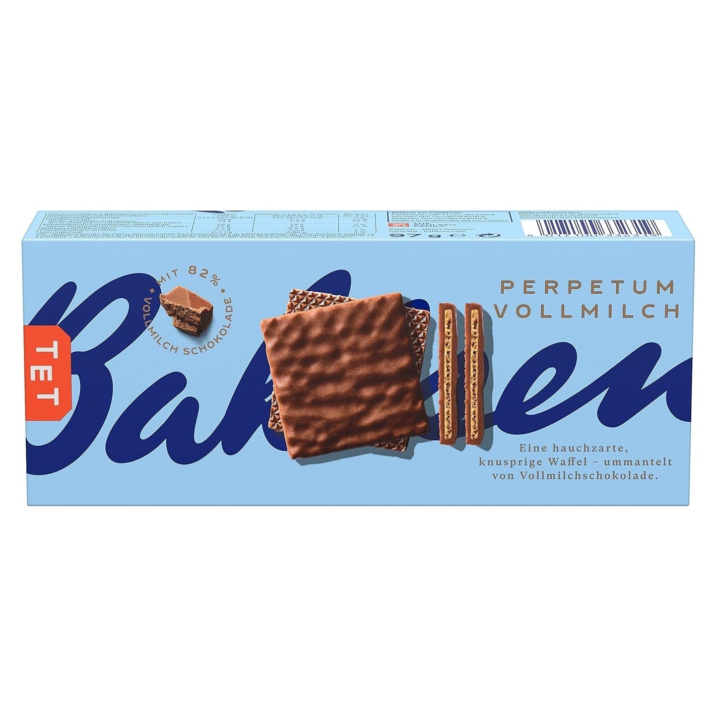 Gaufrette au chocolat au lait Bahlsen Perpetuum (1 x 97 g) (paquet de 10)