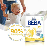 Boisson lactée BEBA Junior 2+ à partir de 2 ans, Avec HMO, Teneur en protéines adaptée à l'âge, Lactose uniquement, Sans huile de palme, Sans huile de poisson, Aliments pour tout-petits, Lait en poudre pour bébé, Lot de 6 (6 x 800 g)