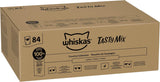 Whiskas Adult Wet Food 1+ Tasty Mix Country Collection en sauce, 84 sachets, 84 x 85 g (1 paquet en vrac) - Nourriture humide de haute qualité pour chats adultes