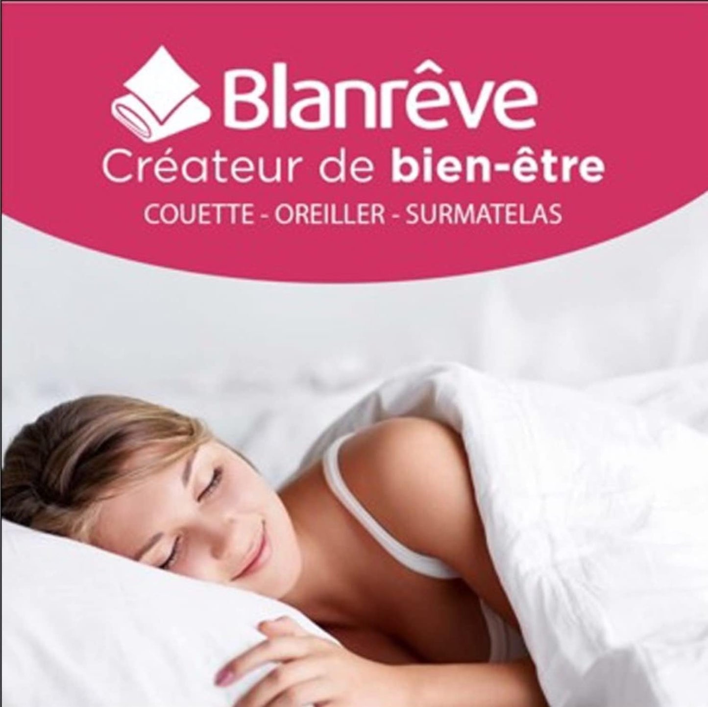 Housse de couette Blanrève Imprimée ou unie, Trempée, Pour lit double, Facile d'entretien, 240 X 220 Cm, Gris, Blanc Couettes et couettes Naty Shop