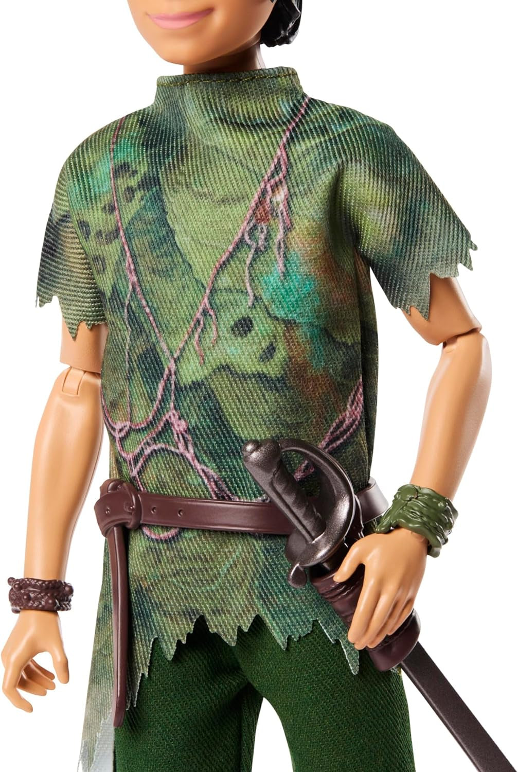 DISNEY Peter Pan & Wendy - Mobile avec tenues typiques et accessoires amovibles, pantalon en tissu doux, pour reconstituer ses scènes préférées ou jeu créatif, pour les enfants à partir de 3 ans, HNY36 Naty Shop Dolls