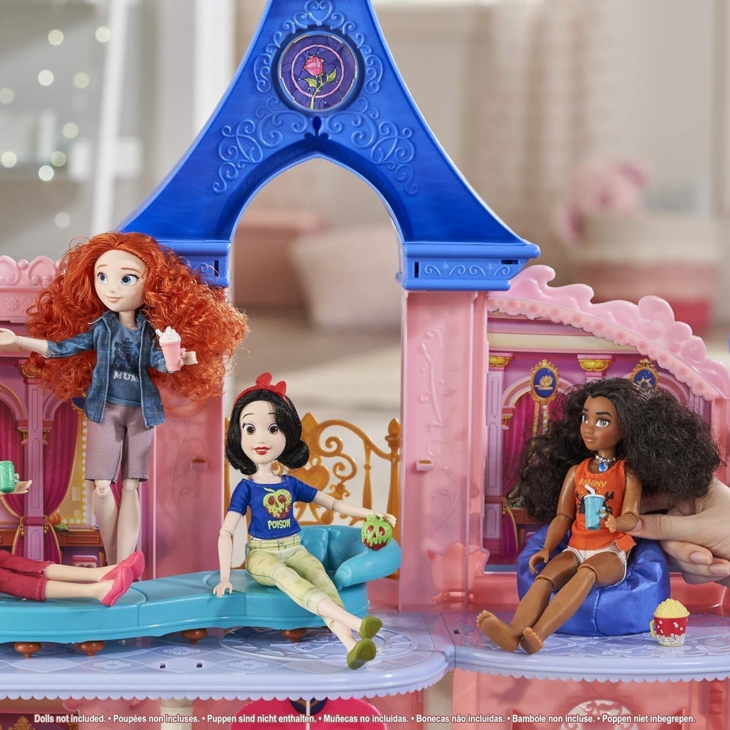 Disney Princess Castle Comfy Squad Maison de poupée avec 6 meubles et 16 accessoires Jouet pour filles de 5 ans Maisons de poupée Naty Shop