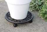 Support pour plantes, support pour fleurs de style antique, rond, diamètre env. 29 cm