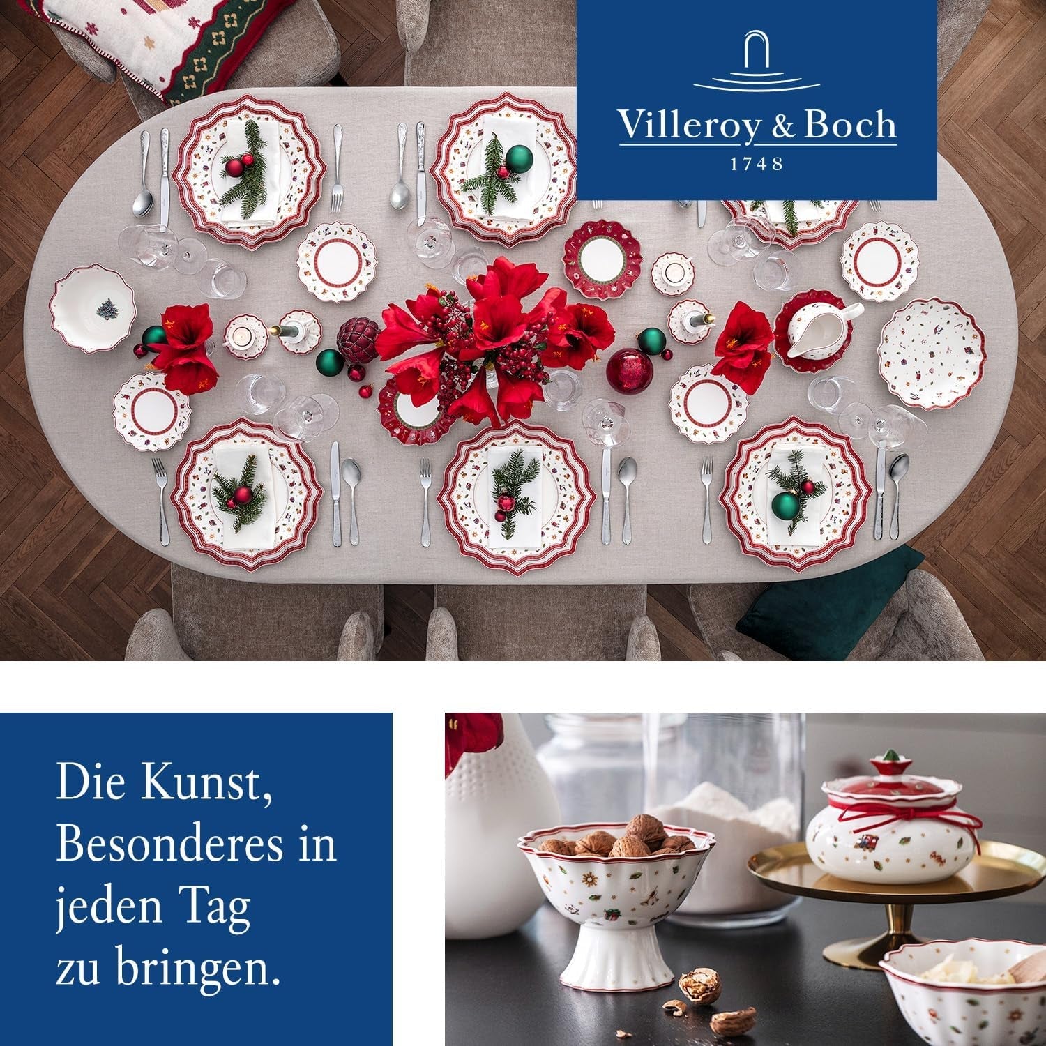 Villeroy & Boch Toys Delight Royal Classic, étagère décorative à plusieurs niveaux pour biscuits, pâtisseries et petits morceaux de gâteau, porcelaine premium, blanc